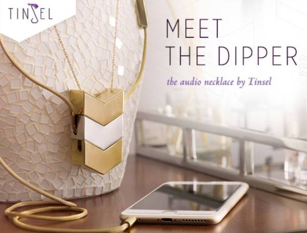 The Dipper Audio Necklace – stylowe słuchawki