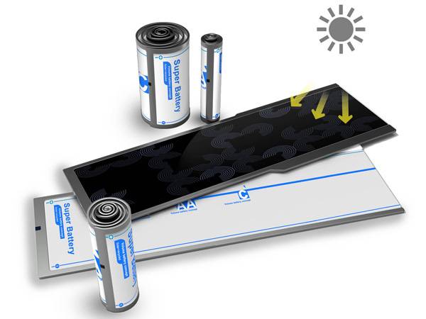 Super Battery – zwijany panel słoneczny