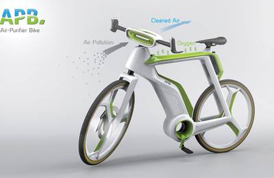 Air-Purifier Bike – podróżuj po mieście oddychając czystym powietrzem
