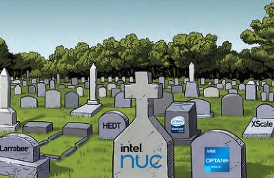 Cmentarzysko Intela, czemu firma porzuca kolejne projekty