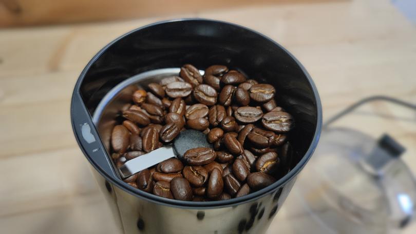 kawa ziarna kawy mielenie młynek stalowy bosh