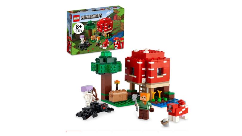 LEGO Minecraft domek w grzybie