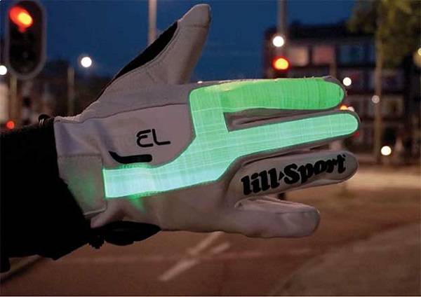 SIGNEL – świecące rękawice dla rowerzystów