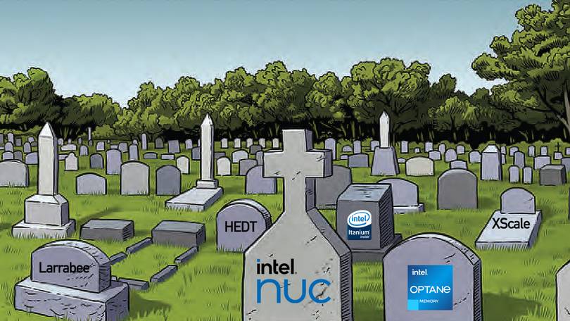 Cmentarzysko Intela, czemu firma porzuca kolejne projekty