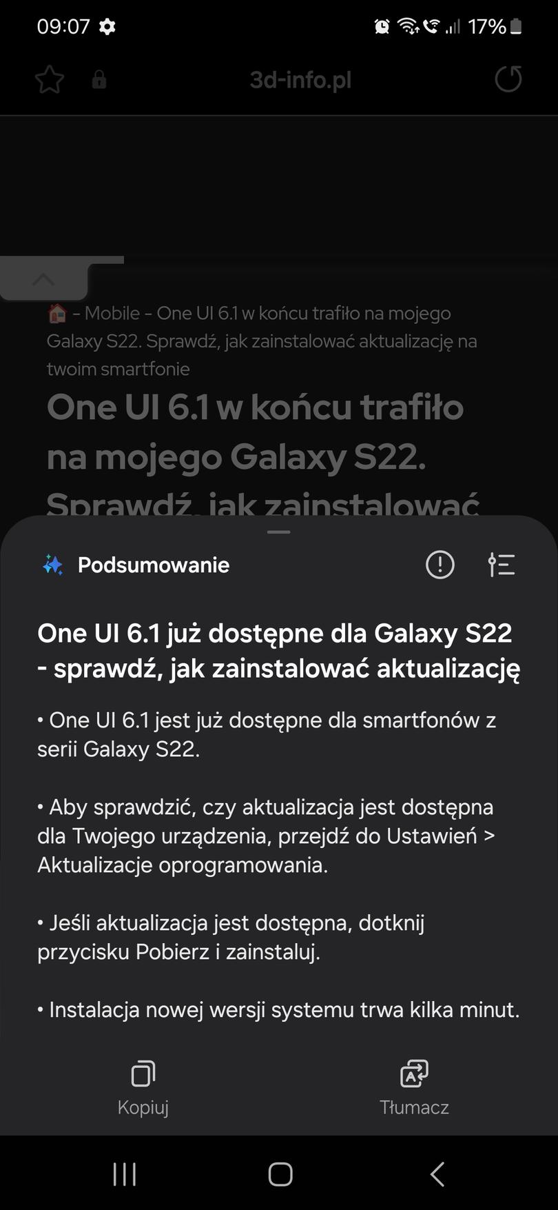 One UI 6.1 na Galaxy