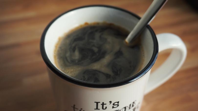 czarna kawa