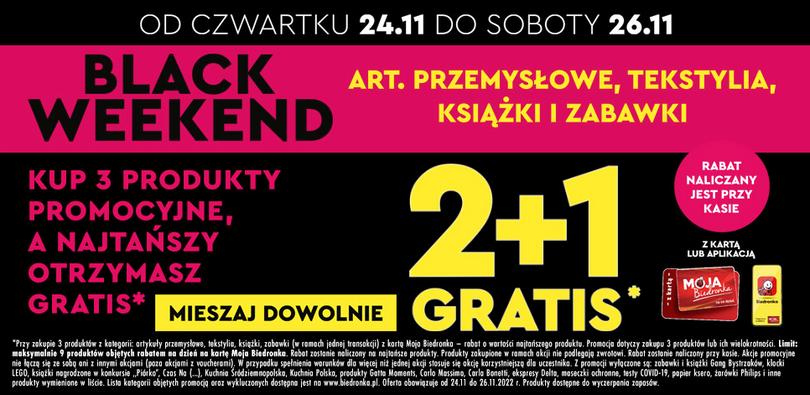 black weekend biedronka 