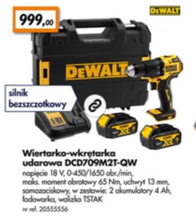  DeWalt DCD709M2T-QW 18V  2 x 4,0Ah