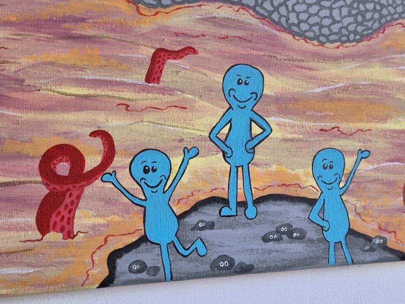 Rick and Morty painting