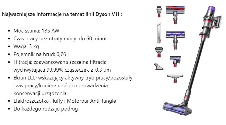 dyson v11 tablica