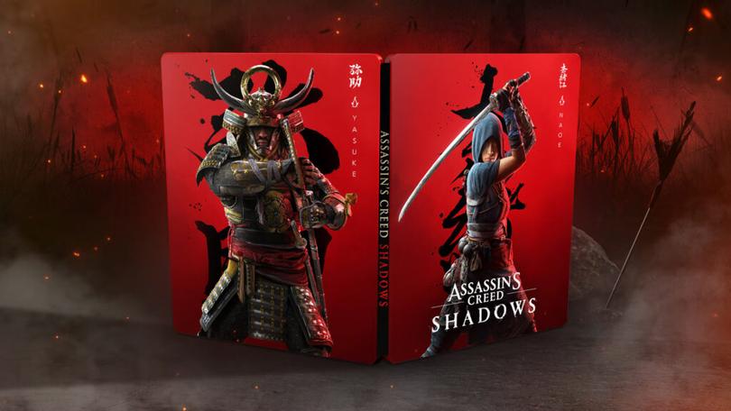 Steelbook z edycji kolekcjonerskiej Assassin's Creed Shadows