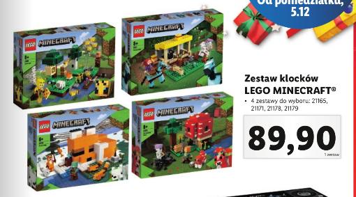 Zestawy LEGO Minecraft za 89,90 złotych w LIDL