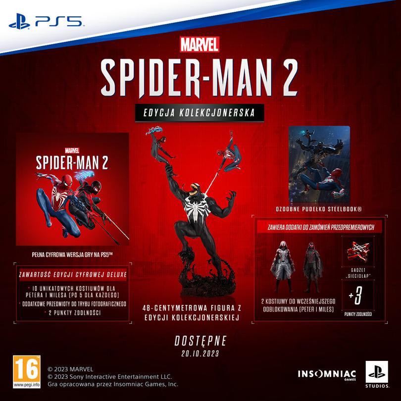 Edycja Kolekcjonerska gry Spider-Man 2 na PS5